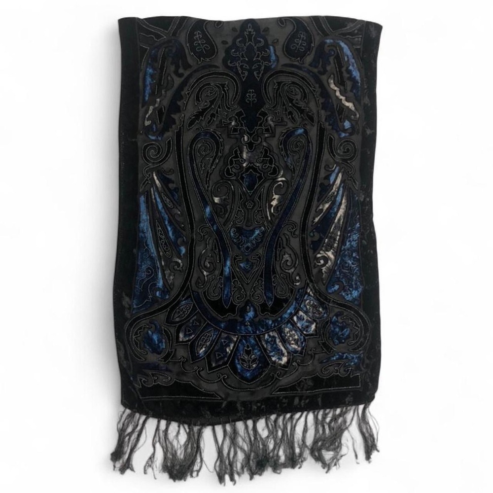 Vintage Whimsigoth Velvet Scarf